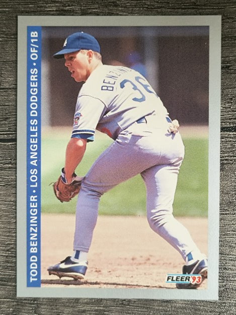 1993 Fleer #58 Todd Benzinger