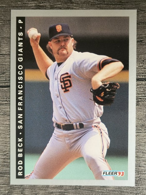 1993 Fleer #150 Rod Beck