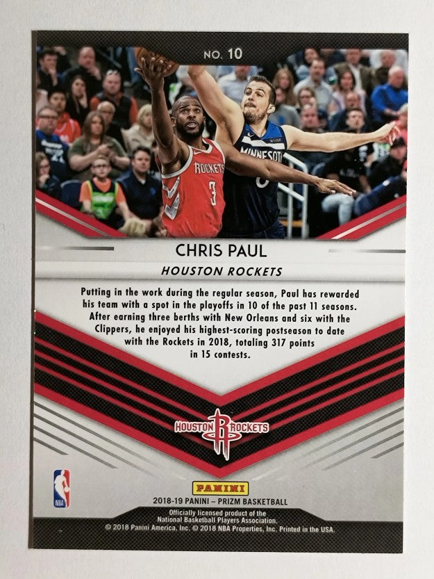 2018-19 Panini Prizm Go Hard or Go Home #10 Chris Paul