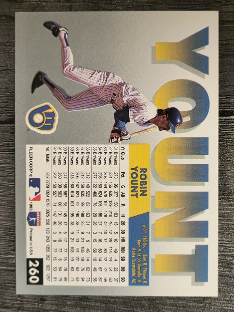 1993 Fleer #260 Robin Yount