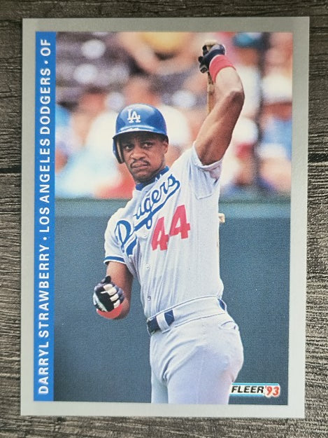 1993 Fleer #454 Darryl Strawberry