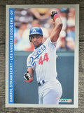 1993 Fleer #454 Darryl Strawberry