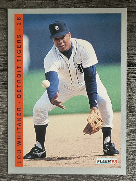 1993 Fleer #614 Lou Whitaker