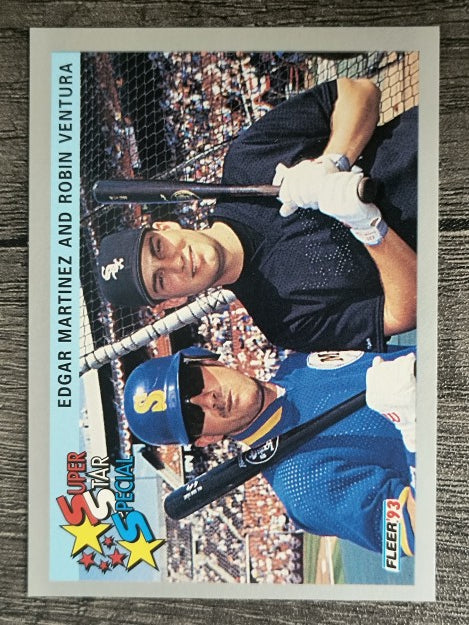 1993 Fleer #716 Edgar Martinez/Robin Ventura SS