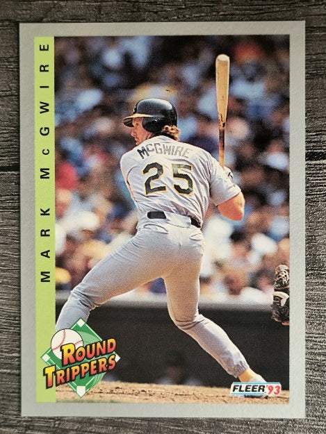 1993 Fleer #710 Mark McGwire RT