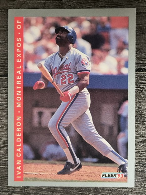 1993 Fleer #71 Ivan Calderon