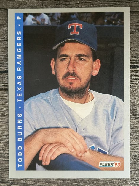 1993 Fleer #318 Todd Burns