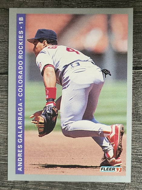 1993 Fleer #409 Andres Galarraga