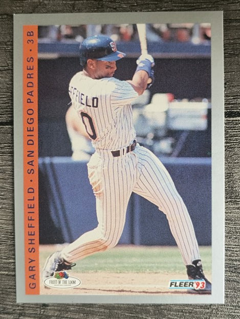 1993 Fleer Fruit of the Loom #57 Gary Sheffield