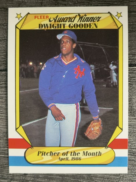 1987 Fleer Award Winners #15 Dwight Gooden