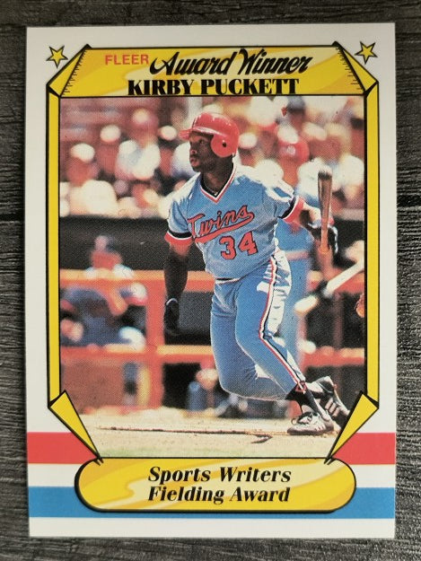 1987 Fleer Award Winners #30 Kirby Puckett