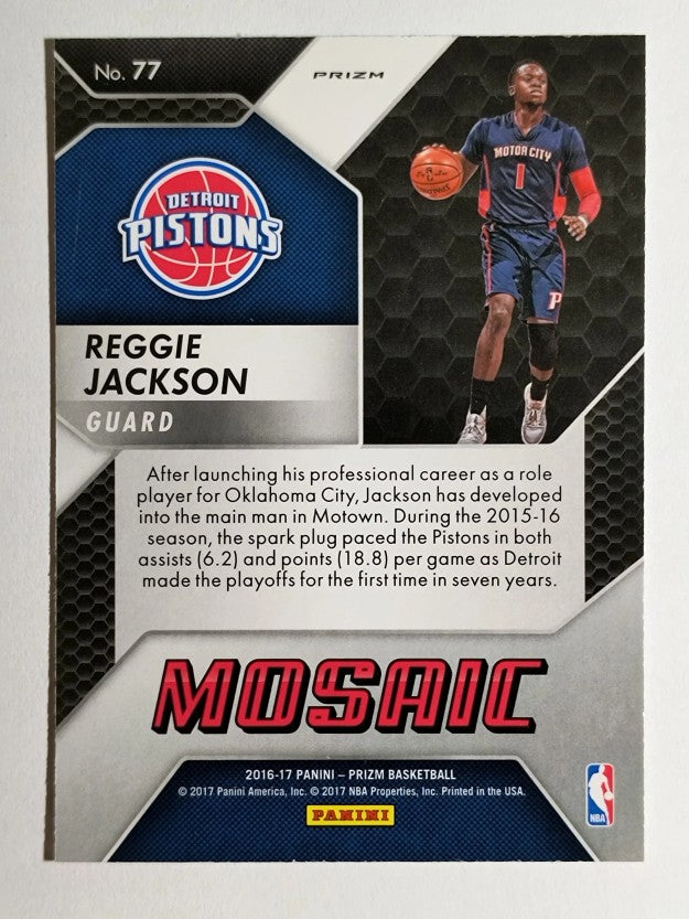 2016-17 Panini Prizm Mosaic #77 Reggie Jackson