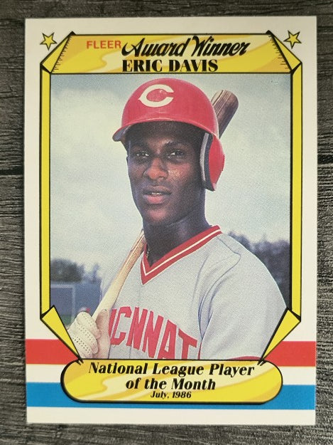 1987 Fleer Award Winners #11 Eric Davis
