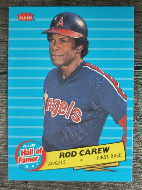 1986 Fleer Future Hall of Famers #4 Rod Carew