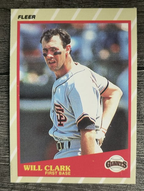1989 Fleer Superstars #8 Will Clark