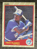 1989 Fleer Superstars #30 Fred McGriff