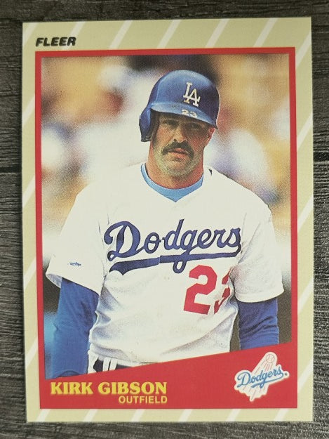 1989 Fleer Superstars #16 Kirk Gibson