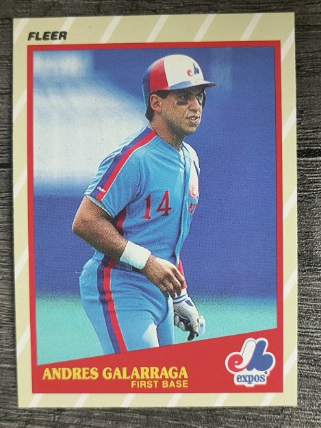 1989 Fleer Superstars #15 Andres Galarraga