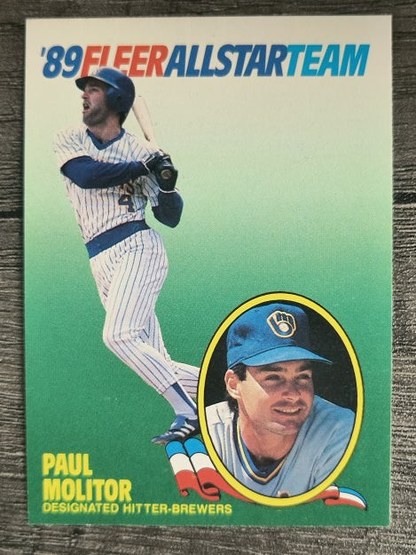 1989 Fleer All-Stars #8 Paul Molitor