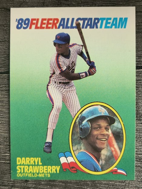 1989 Fleer All-Stars #10 Darryl Strawberry