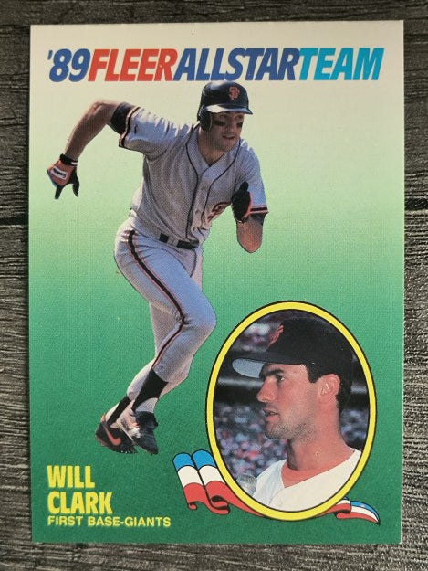 1989 Fleer All-Stars #3 Will Clark