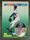 1989 Fleer All-Stars #7 Orel Hershiser
