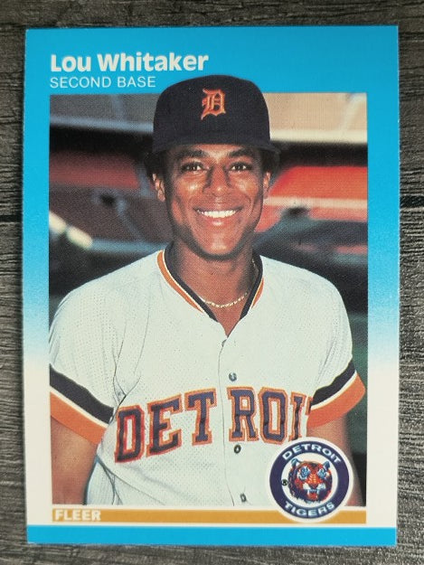 1987 Fleer #168 Lou Whitaker
