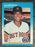 1987 Fleer #168 Lou Whitaker