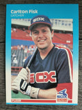 1987 Fleer #496 Carlton Fisk