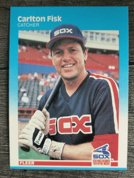 1987 Fleer #496 Carlton Fisk