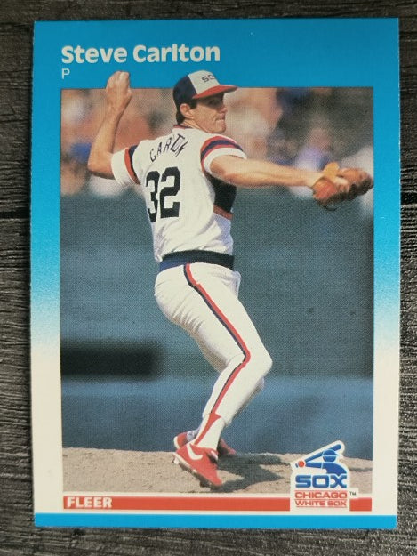 1987 Fleer #490 Steve Carlton