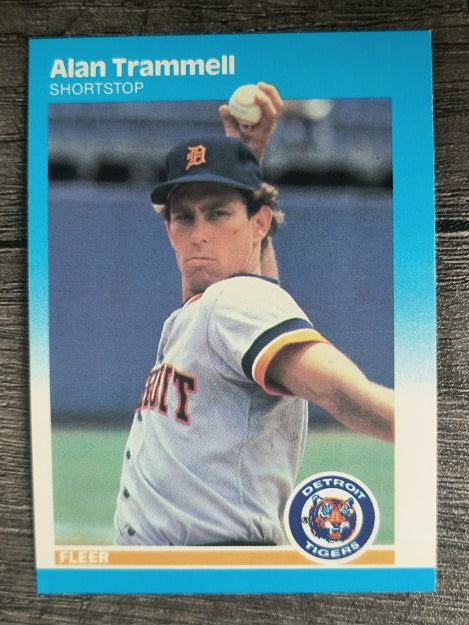 1987 Fleer #167 Alan Trammell