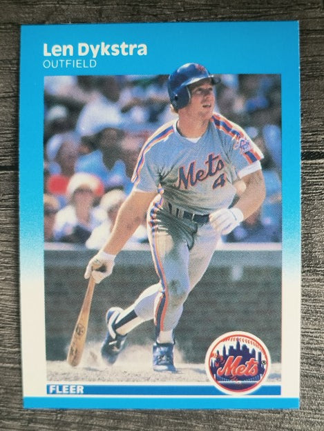 1987 Fleer #6 Len Dykstra