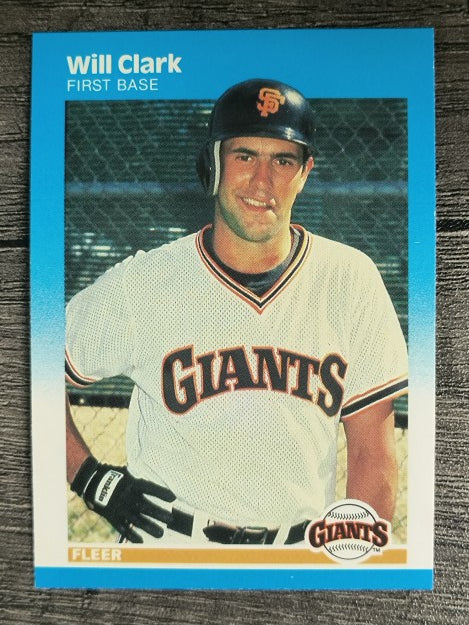 1987 Fleer #269 Will Clark RC