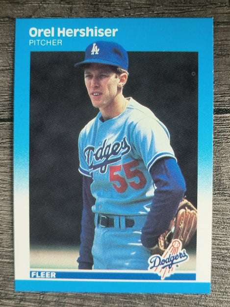 1987 Fleer #441 Orel Hershiser
