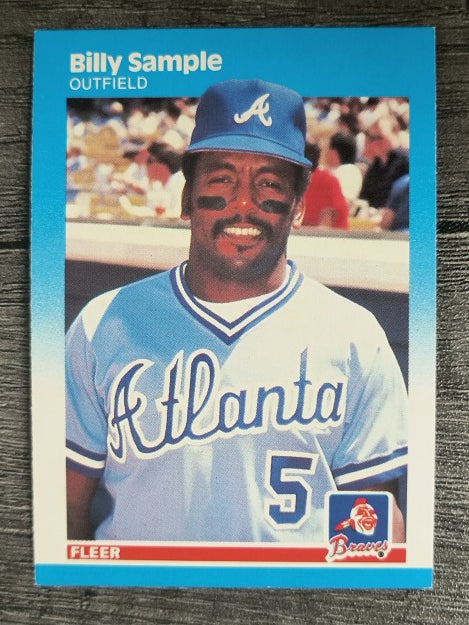 1987 Fleer #527 Billy Sample