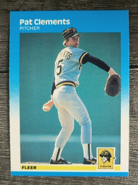 1987 Fleer #608 Pat Clements