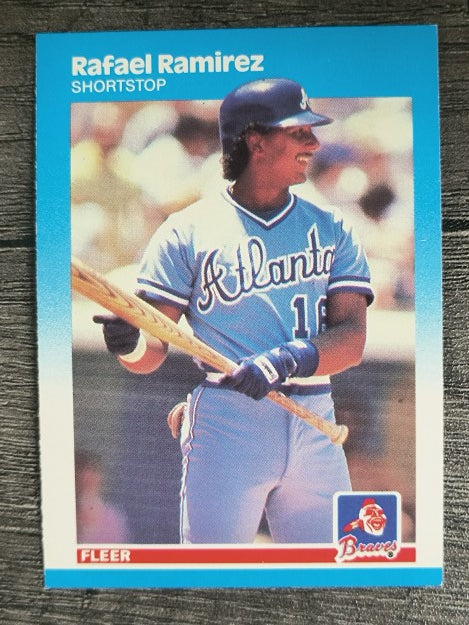 1987 Fleer #526 Rafael Ramirez
