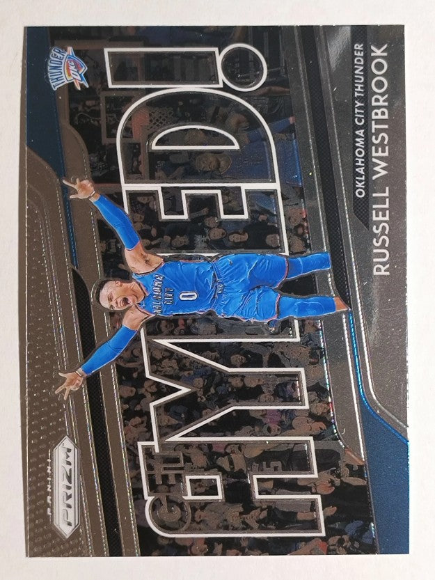 2018-19 Panini Prizm Get Hyped! #1 Russell Westbrook