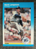 1987 Fleer #589 Mark Langston