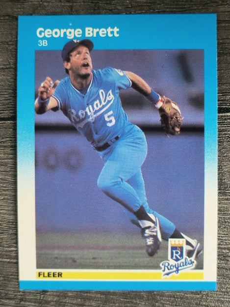 1987 Fleer #366 George Brett