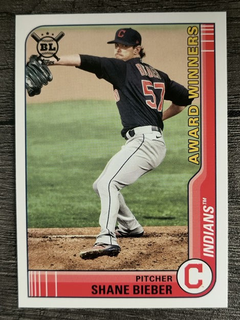 2021 Topps Big League #268 Shane Bieber AW