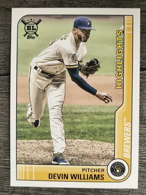 2021 Topps Big League #291 Devin Williams HL