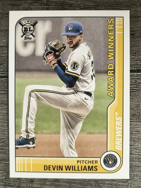2021 Topps Big League #277 Devin Williams AW