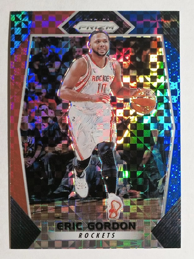 2017-18 Panini Prizm Prizms Red White and Blue #254 Eric Gordon