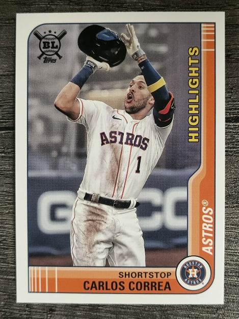 2021 Topps Big League #295 Carlos Correa HL