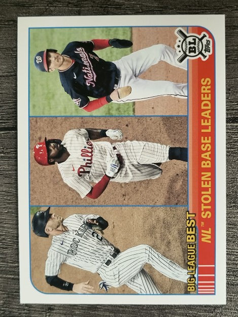 2021 Topps Big League #260 Roman Quinn/Trea Turner/Trevor Story