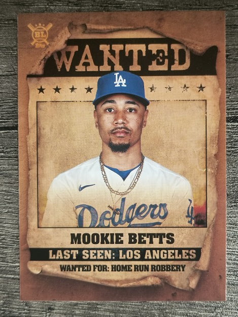 2021 Topps Big League Wanted #WT2 Mookie Betts