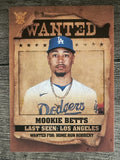 2021 Topps Big League Wanted #WT2 Mookie Betts