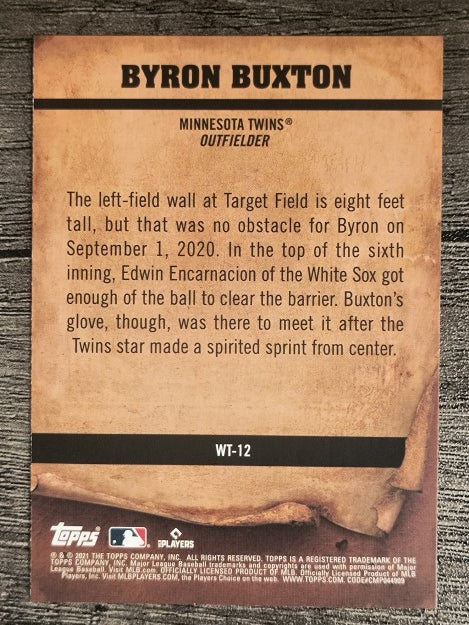 2021 Topps Big League Wanted #WT12 Byron Buxton